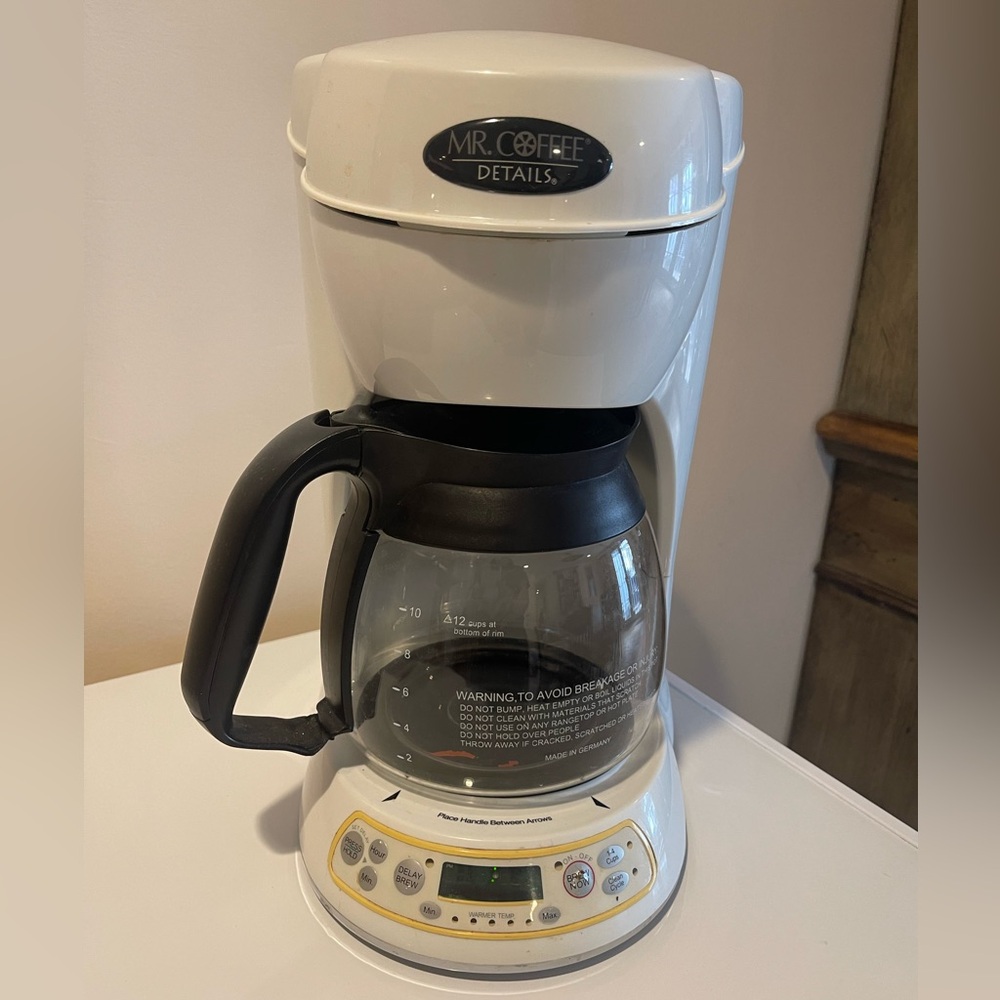 Mr. Coffee White Finish Coffee Maker